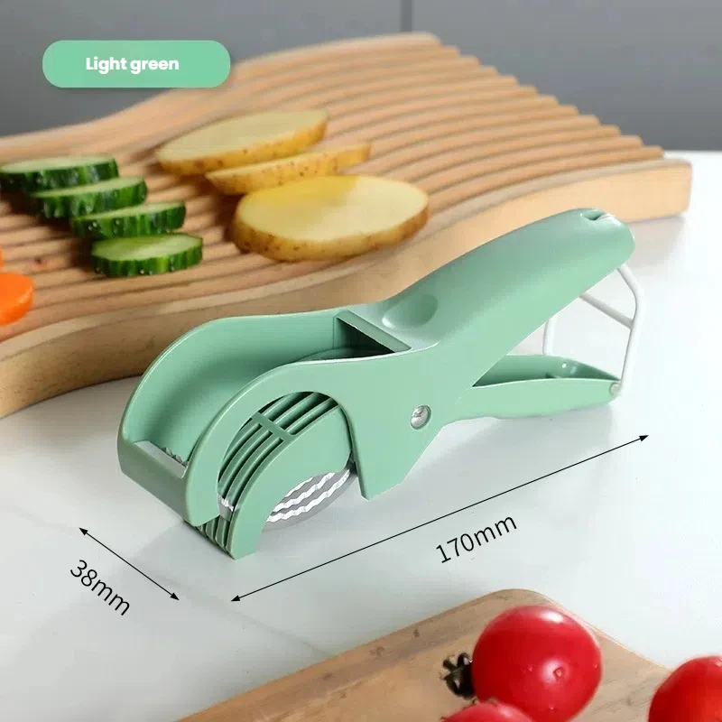 AILIHU Kitchen Tools Stainless Steel Vegetable and Fruit Slicer Multi Functional Salad Slicer Kitchen Accessories