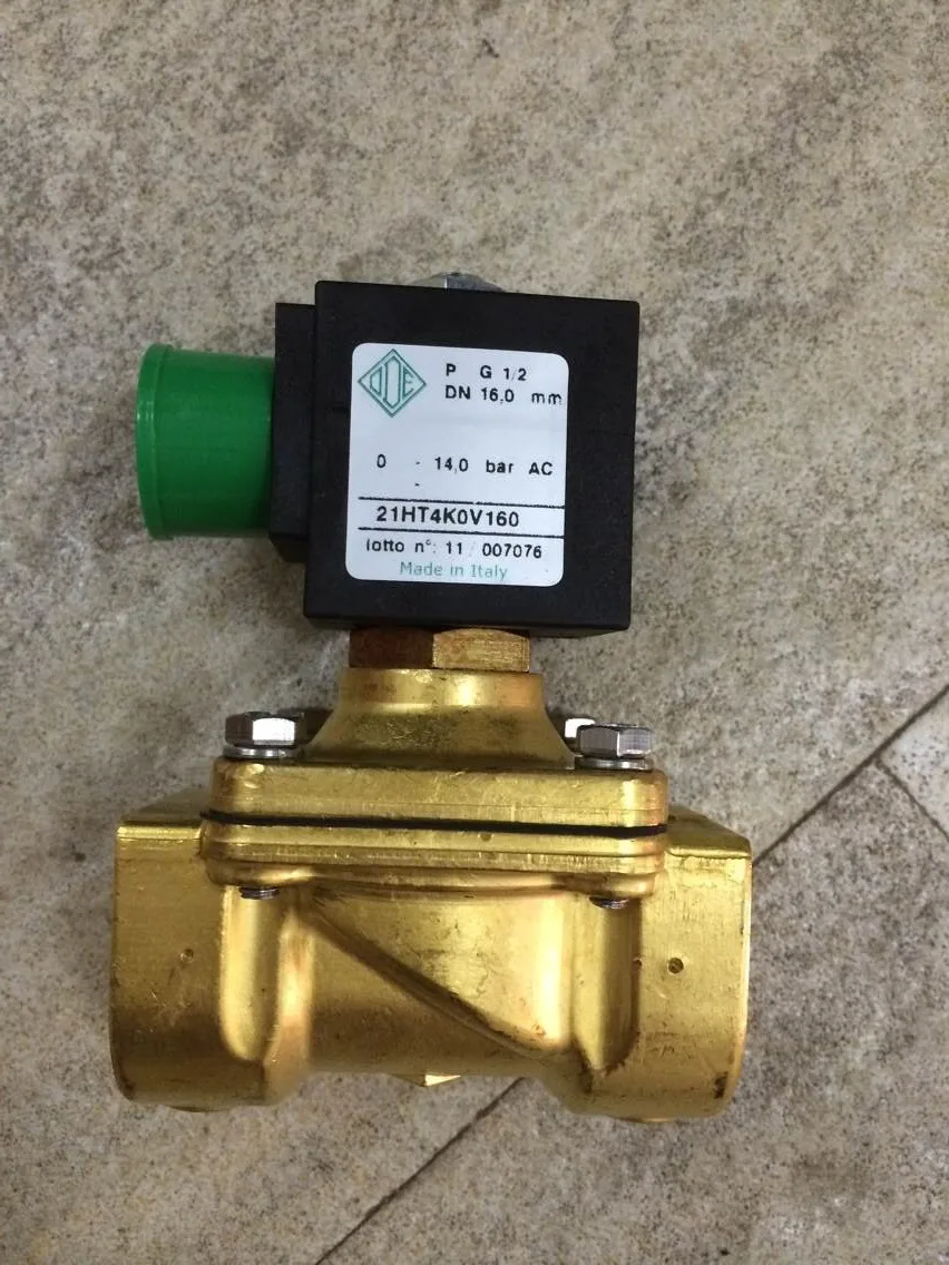 Italy ODE imported two-way solenoid valve 21HF6K0V250 normally closed 1 inch DN25 AC220V DC24V