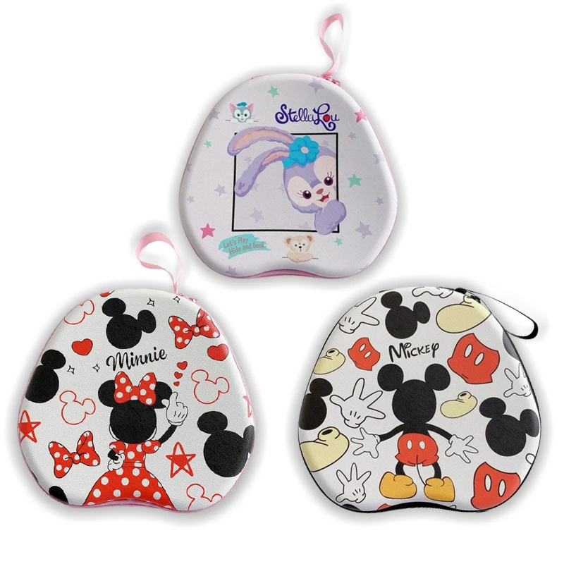 

Disney Mickey Minnie Stitch Lotso Chip Headworn Bluetooth Headphone Storage Bag For Apple Airpods Max Cute Portable Accessories