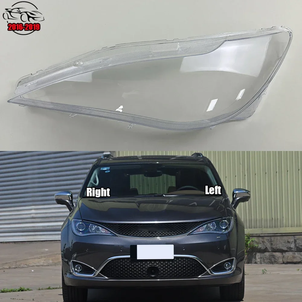 

For Chrysler Grand Voyager 2016-2019 Headlamp Cover Transparent Headlight Shell Lens Plexiglass Auto Replacement Parts