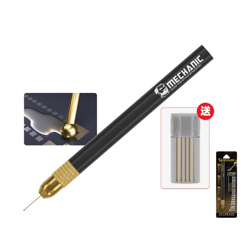 

Набор игл для перетаскивания олова, встроенное сиденье, специальный набор ручек из углеродного волокна с покрытием из чистой меди и позолотой