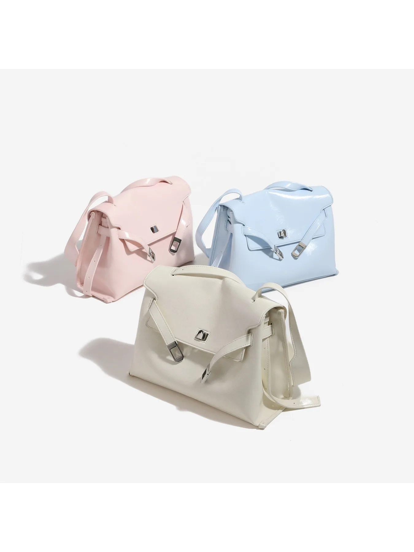 

Sweet spring atmosphere versatile Kelly mailman bag new Macaron large-capacity shoulder bag