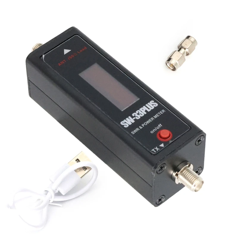 ดิจิตอลVHF/UHF 125-525MhzเมตรSWR Meterแบบพกพาคลื่นสั้นคลื่นยืนเมตรPower Meterสำหรับวิทยุ