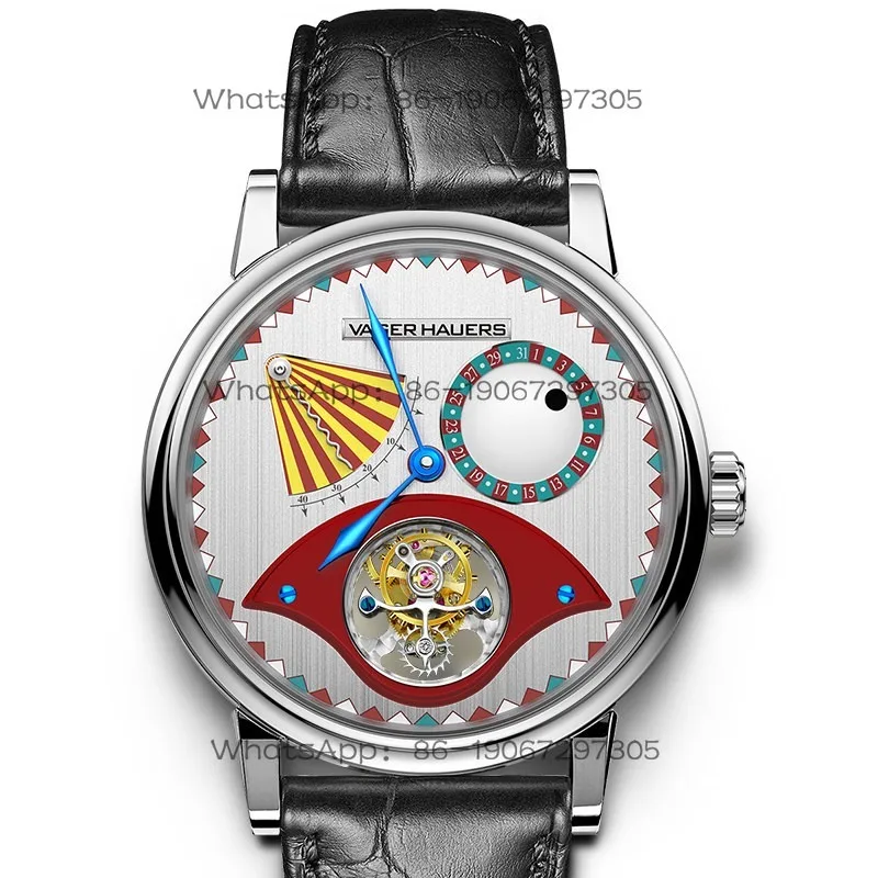 Customized New Third Anniversary Limited Releases Hongfu Clown Watch Men's Mechanical Watch Tourbillon Waterproof Men's Watch
