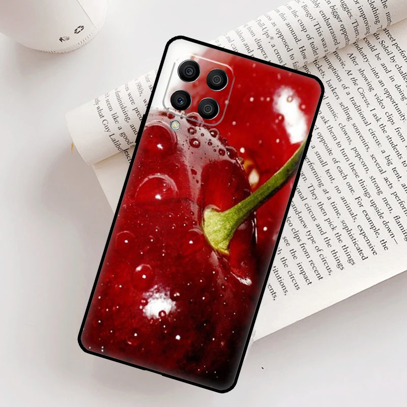 Red Cherry Summer Fruit Case For Samsung Galaxy M31 M11 M14 M34 M54 M12 M32 M52 M15 M13 M06 M16 M36 M56 M53 M35 M55