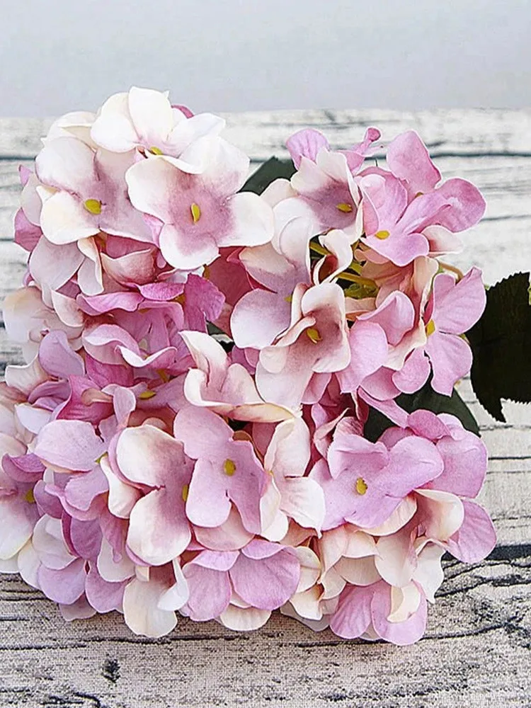1/4PCS Seide Künstliche Blumen Hortensien Hochzeit Brautsträuße Urlaub Haus Zimmer Garten Wand Festival Diy Geschenk Box decor Billig