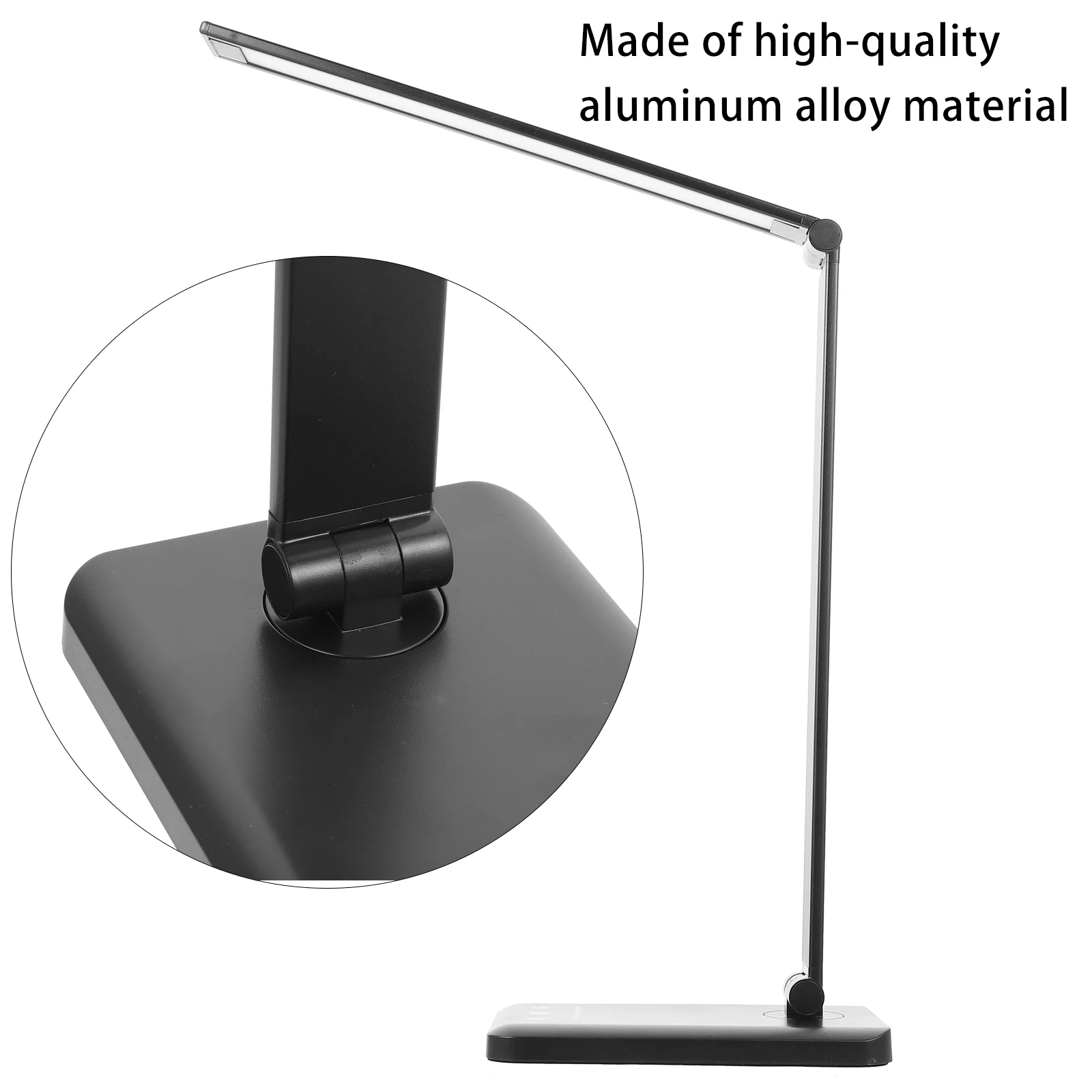 

Led Desk Lamp Touch Control Adjustable Brightness 5 Modes Folding Household Table Light For Bedroom Study Office Eye Protection