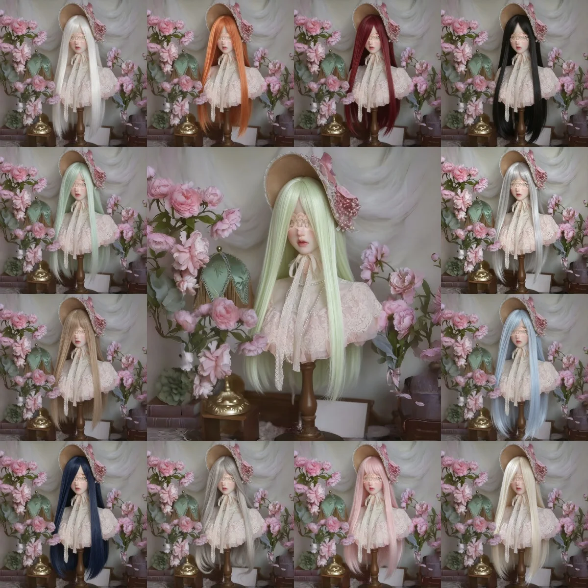 (customization 30day) 1/3 1/4 1/6 Doll's Wig for 60/45/30cm Bjd Doll Hair Toys Ancient Style wig Doll Accessories No Doll