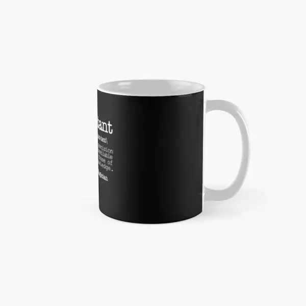 Accountant Someone Who Does Precision Gu  Mug Handle Round Image Photo Tea Picture Design Printed Gifts Simple Cup Drinkware