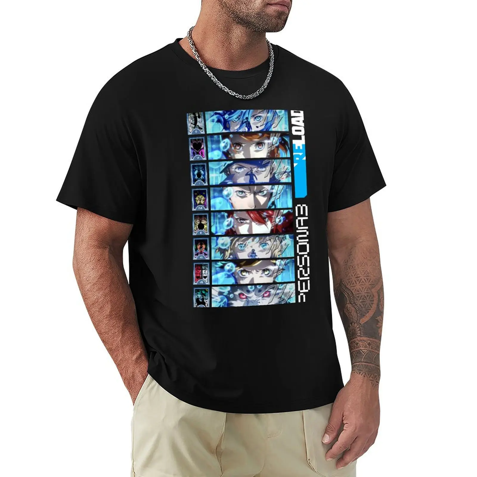 

Persona 3 RELOAD - SEES Cut-ins and Arcanas T-Shirt Blouse vintage fitted t shirts for men