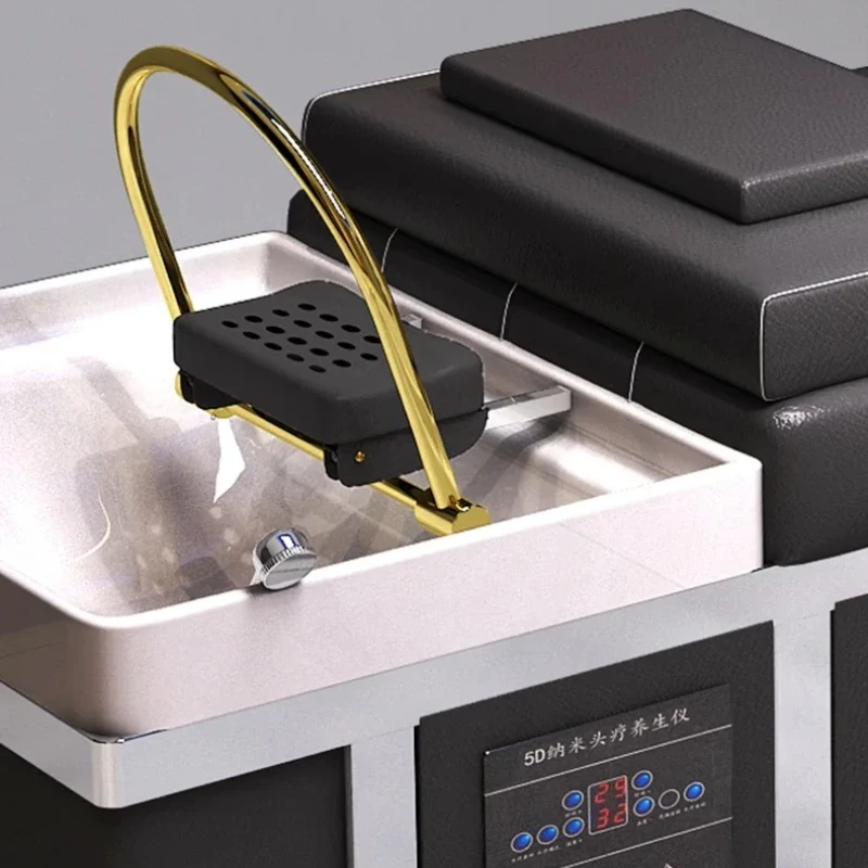 Art Wash Shampoo per capelli Bacino Letto tailandese Luce Sedie di lusso Estetica Testa Spa Doccia Parrucchiere Lavaggio Soggiorno Styling