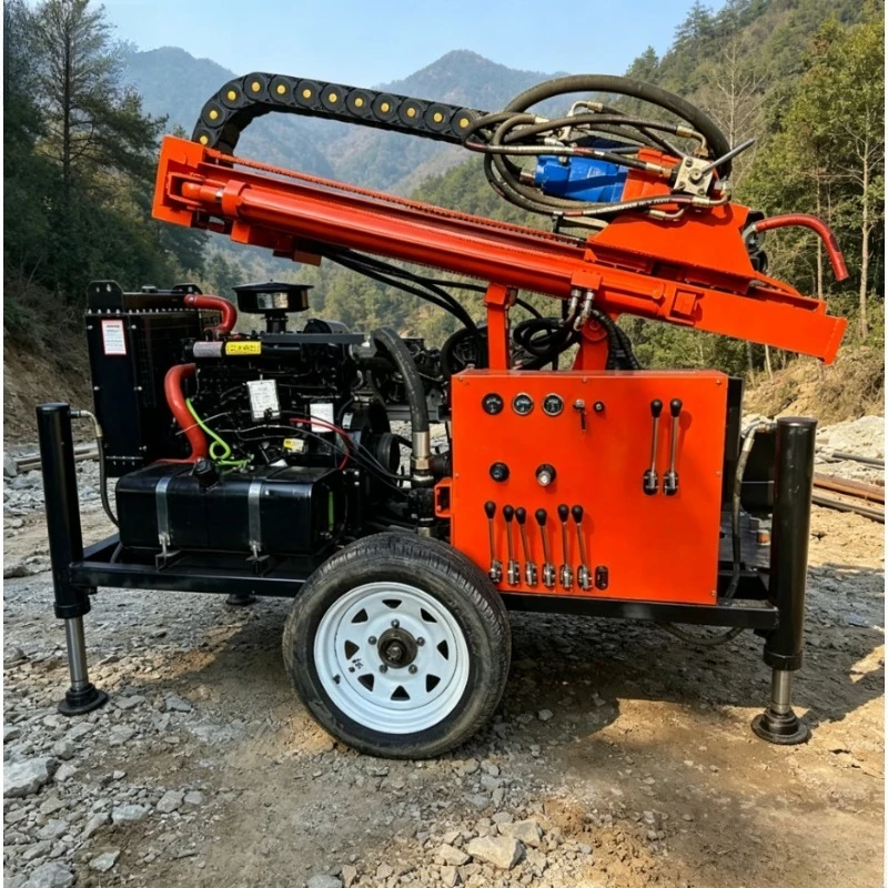 Customized YUGONG New Wheel-Mounted Hydraulic Deep Well Drilling Equipment Farmland Irrigation Pneumatic Water Well Drilling Rig