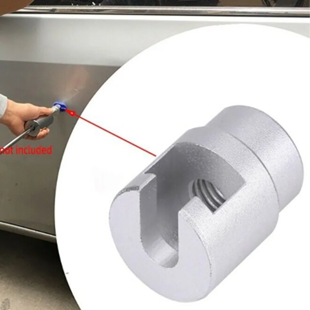 Dent Repair Puller Adapter Head Compatible with For Slide Hammer Devices and Aluminum Alloy Material with M10 Thread