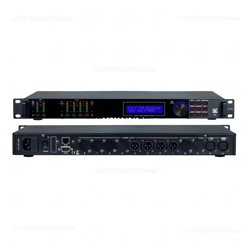 High-performance Professional Audio Processor DSP 2 in 4 Out Speaker Audio Effect