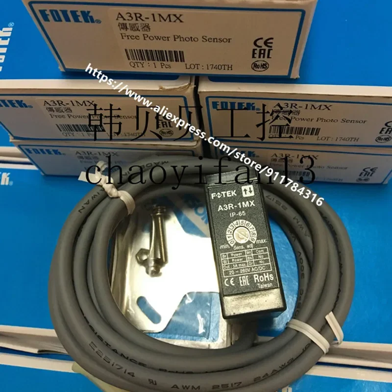 

New Original Fotek Photoelectric Switch A3R-30X A3R-1MX A3R-2MX A3R-30XP A3R-2MXP A3R-4MXP A3R-1MX-3M R18-10X R18-10XB R18-30X