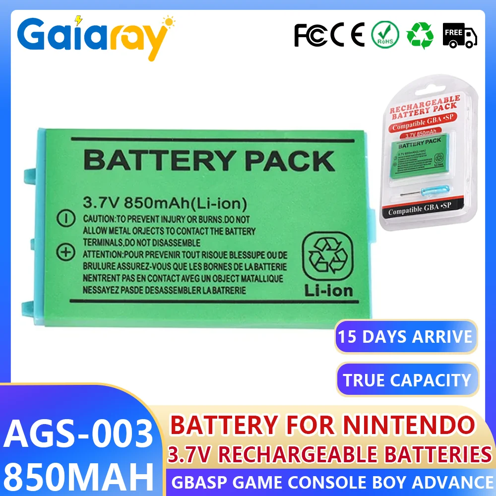 1-3Pcs AGS-003 Rech… - image