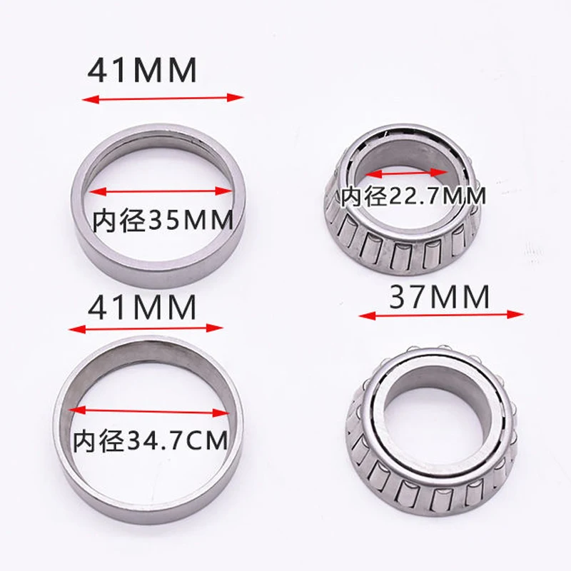 Motorcycle Steering Bearing Kit for Honda Jialing Lifan Dayun Dayang Loncin JH70 C70 CD70 CG125 CB125T WIN100 JD100 Replace Part