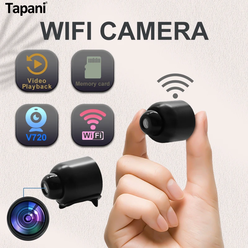 HD Mini WiFi Wireless Camera Loop Recording Home Security Surveillance CCTV Camera Baby Pet Monitor