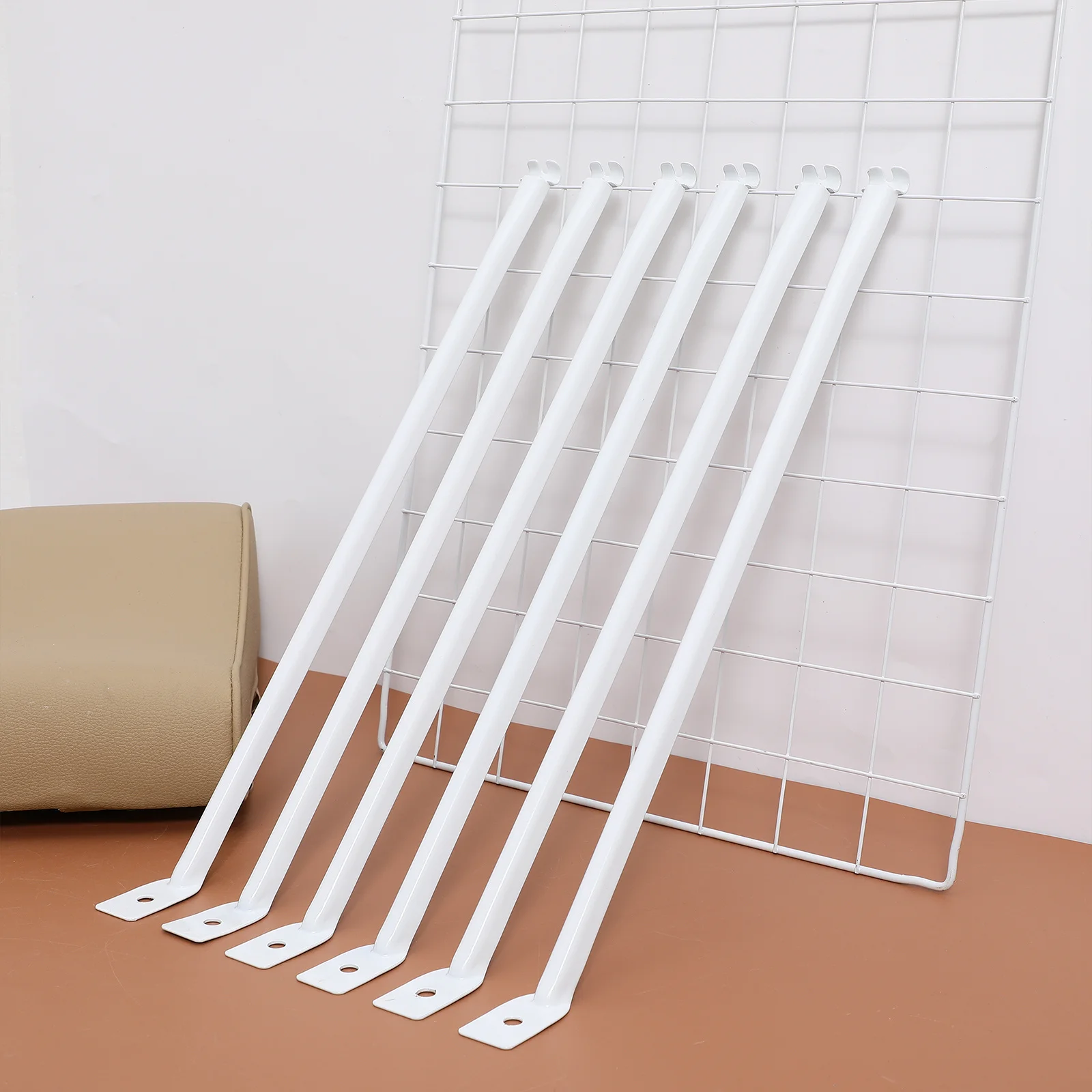 

6pcs Rv Accessories For Outside: Metal Brackets For Awning Support Trailer Bunk Shelving Replacement Mounting Hardware