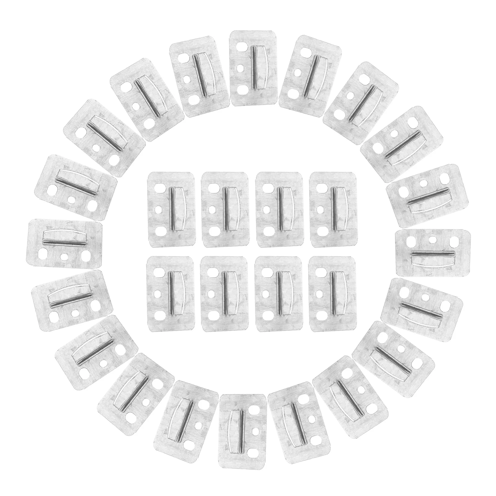 

100pcs PVC Gusset Plate Fixing Piece Durable Wall Panel Clamp Waterproof Furniture Buckle Easy Installation Long Lifespan