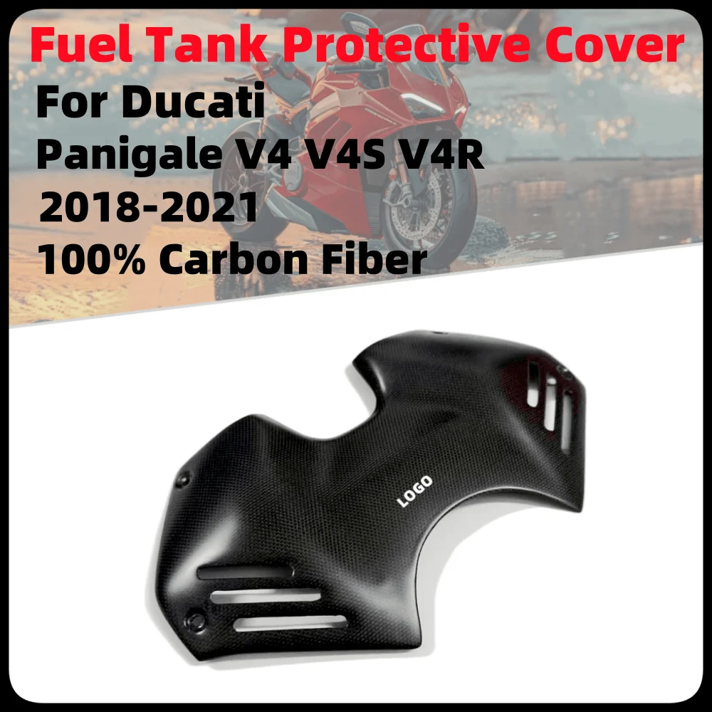 

For DUCATI Panigale V4 V4S V4R 2018-2020 2021 Motorcycle Modified Carbon Fiber Battery Cover Fuel Gas Tank Airbox Cover Fairing