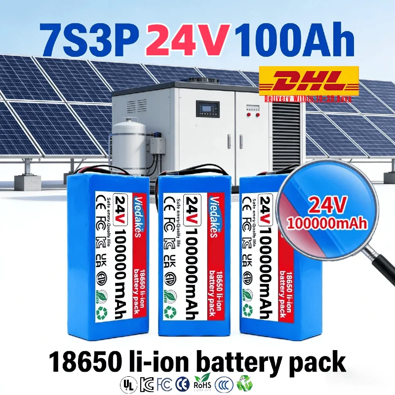

7S3P High Capacity 100000mAh 18650 Lithium Battery Long Cycle Life Efficient Energy Storage for Industrial Energy Storage System