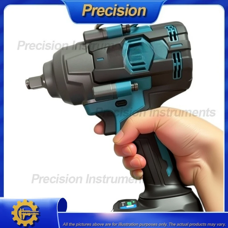2026 Cordless Brushless Lithium Electric Impact Wrench 21V High Torque Rechargeable Socket Wrench Automotive Repair Power