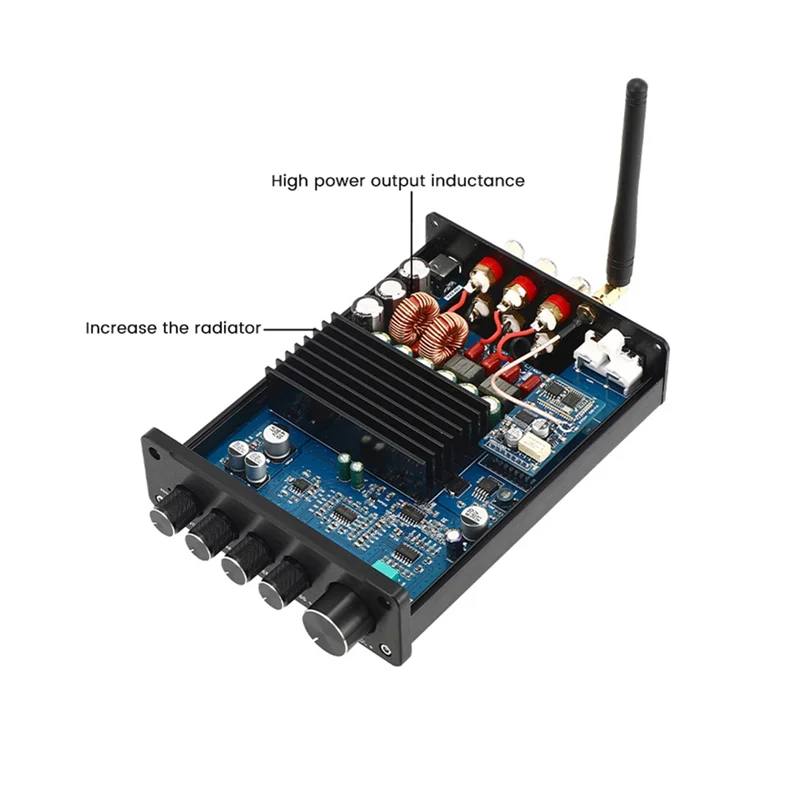 TPA3255 Bluetooth 5,1 PCM5102 Decoder HIFI Audio Power Verstärker Amplificador Lautsprecher Sound 300Wx2 + 600W