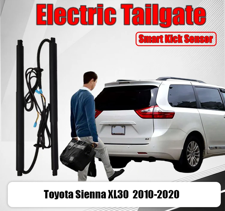 Electric Tailgate Kit for Toyota Sienna XL30 Power Liftgate Back Door Struts Auto Car Trunk Boot Lid Shock Lift Support Rod