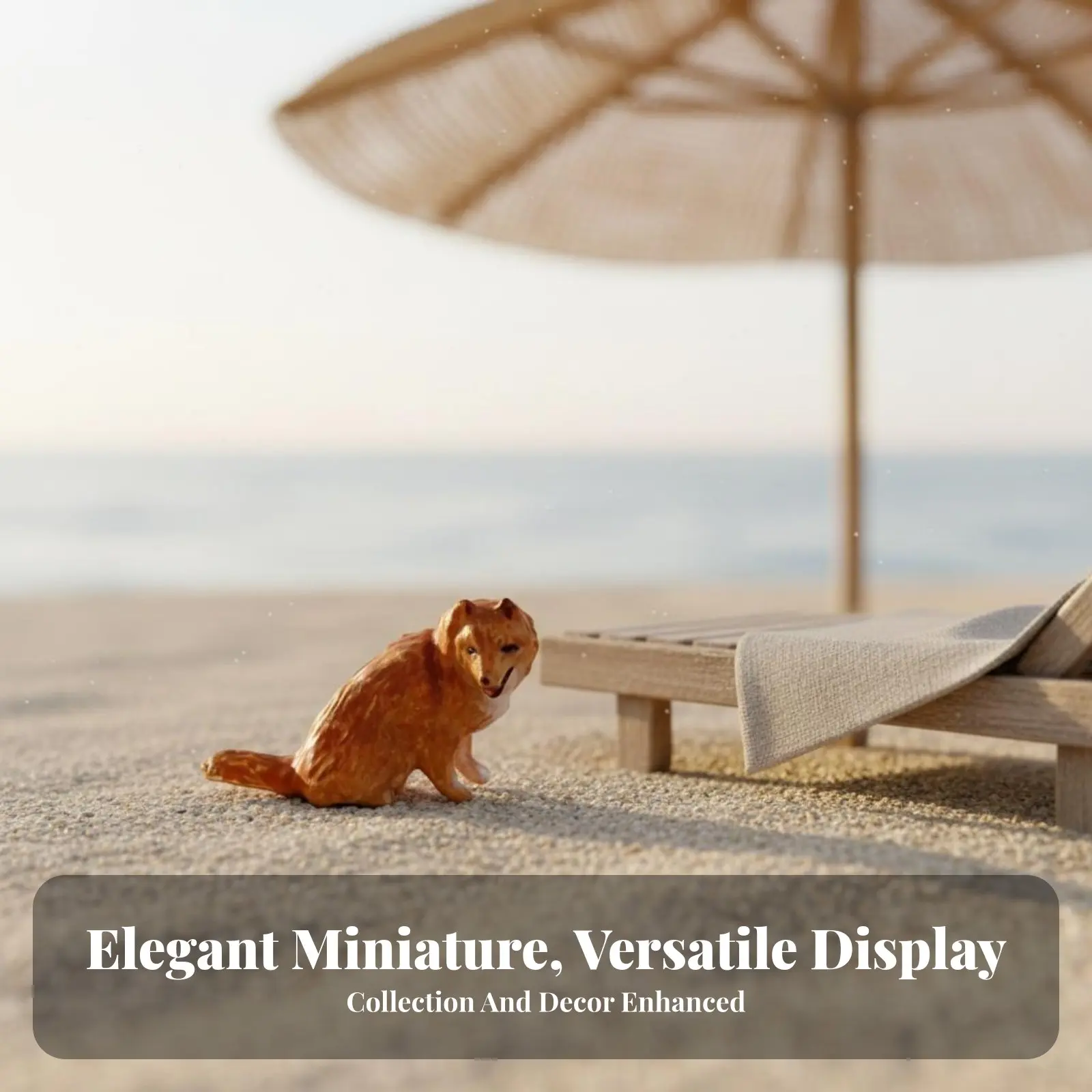 

1:64 Scale Beach Figure Figure Hand-Painted Beach Holiday Miniature Scene Model Miniature Figure on Lounge Chair High Intricacy