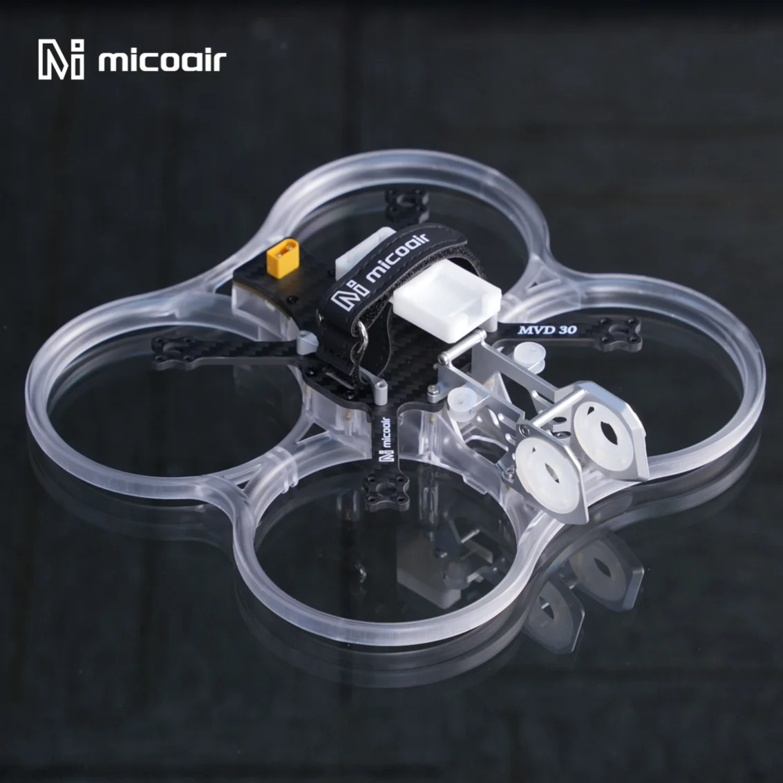 Micoair MVD30  3 Inch  FPV Drone Frame   DIJ O4 O3 Air Unit Compatible   Modular CNC Aluminum Nose and Molded Canopy