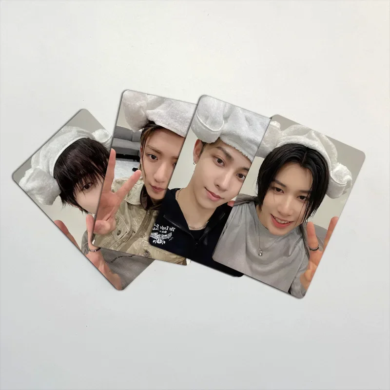 4Pcs/Set Idol Boy  LNGSHOT New Album SHOT CALLERS High-Definition Printed Lomo Card Postcard OHYUL RYUL WOJIN LOUIS Fan Gift