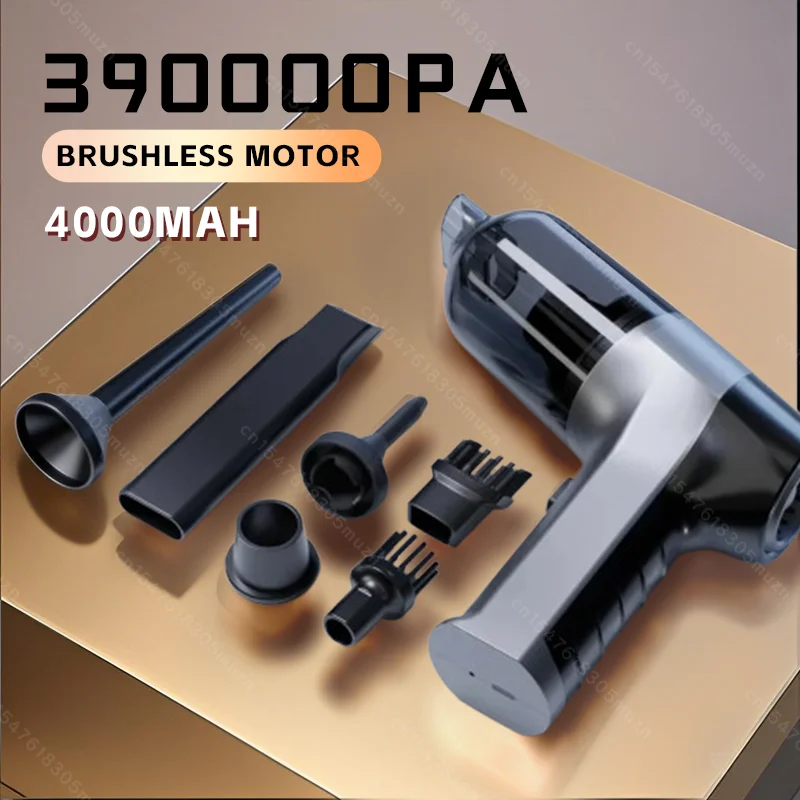 مكنسة كهربائية للسيارة 4 In1 مكنسة كهربائية لاسلكية منفضة مضخة تفريغ محمولة للمنزل مكنسة كهربائية محمولة لاسلكية شفط قوي للسيارة #2