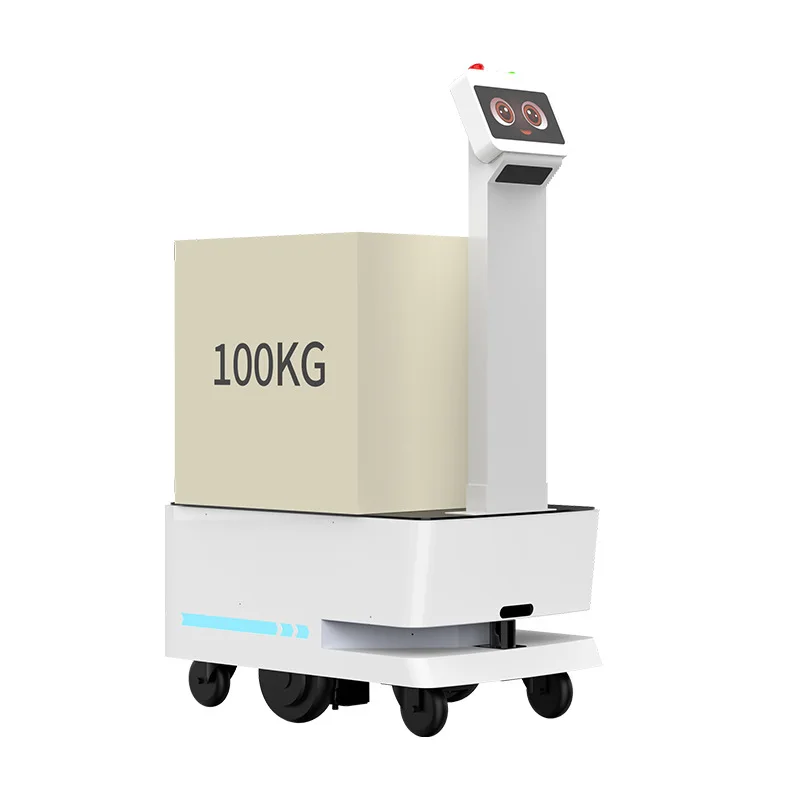 Mobile service robot chassis, trolley handling robot