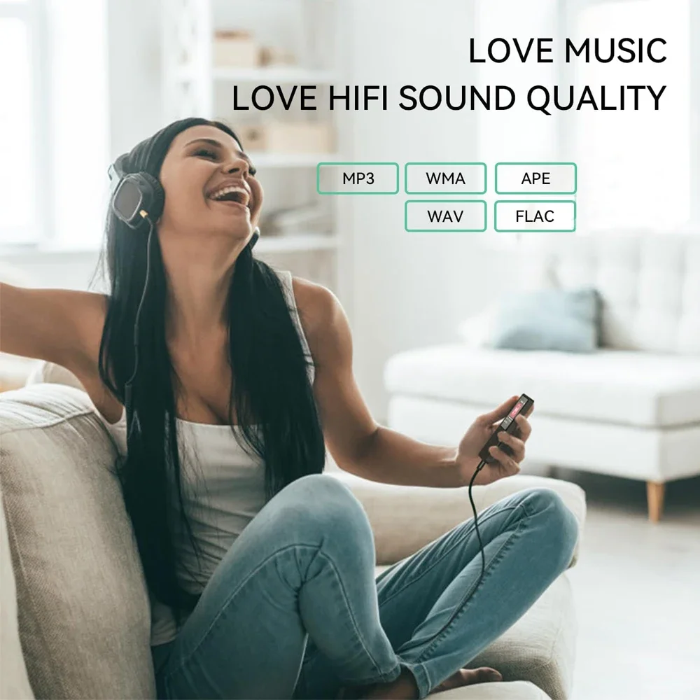 Portable MP3 Player Bluetooth Lossless Music Player Walkman 1.8 Inch LCD Display MP4 E-Books Picture FM Recording MP3 Speaker
