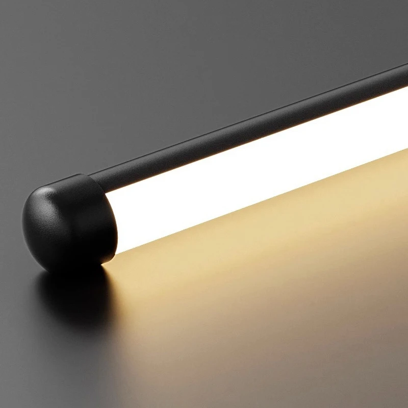 Modern Simple Wall Lamp Bedroom Living Room Black Gold Strip Wall Lamps LED Ceiling Lights For Kitchen Corridor Lighting Fixture