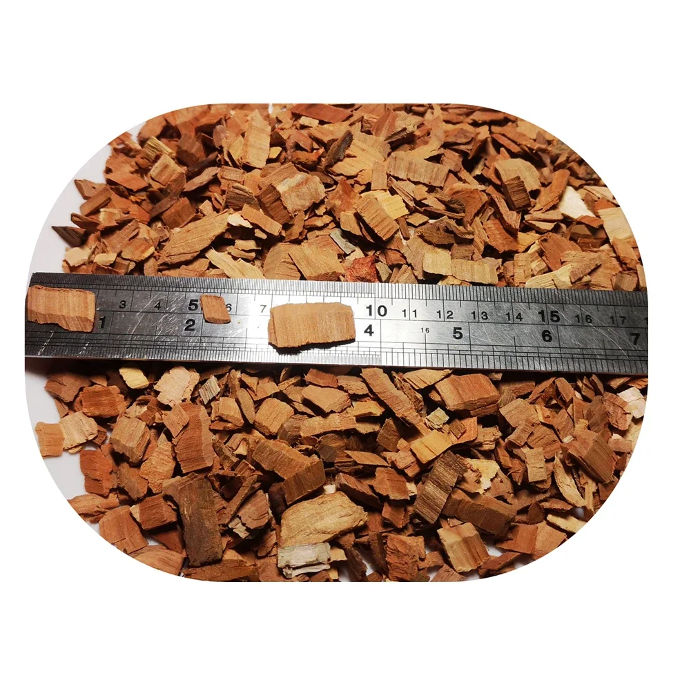 500g/bags Smoker and BBQ Wood Chips Cocktail Smoked Barbecue Fruit Tree Chips Sawdust 0.5-3cm Wood Block