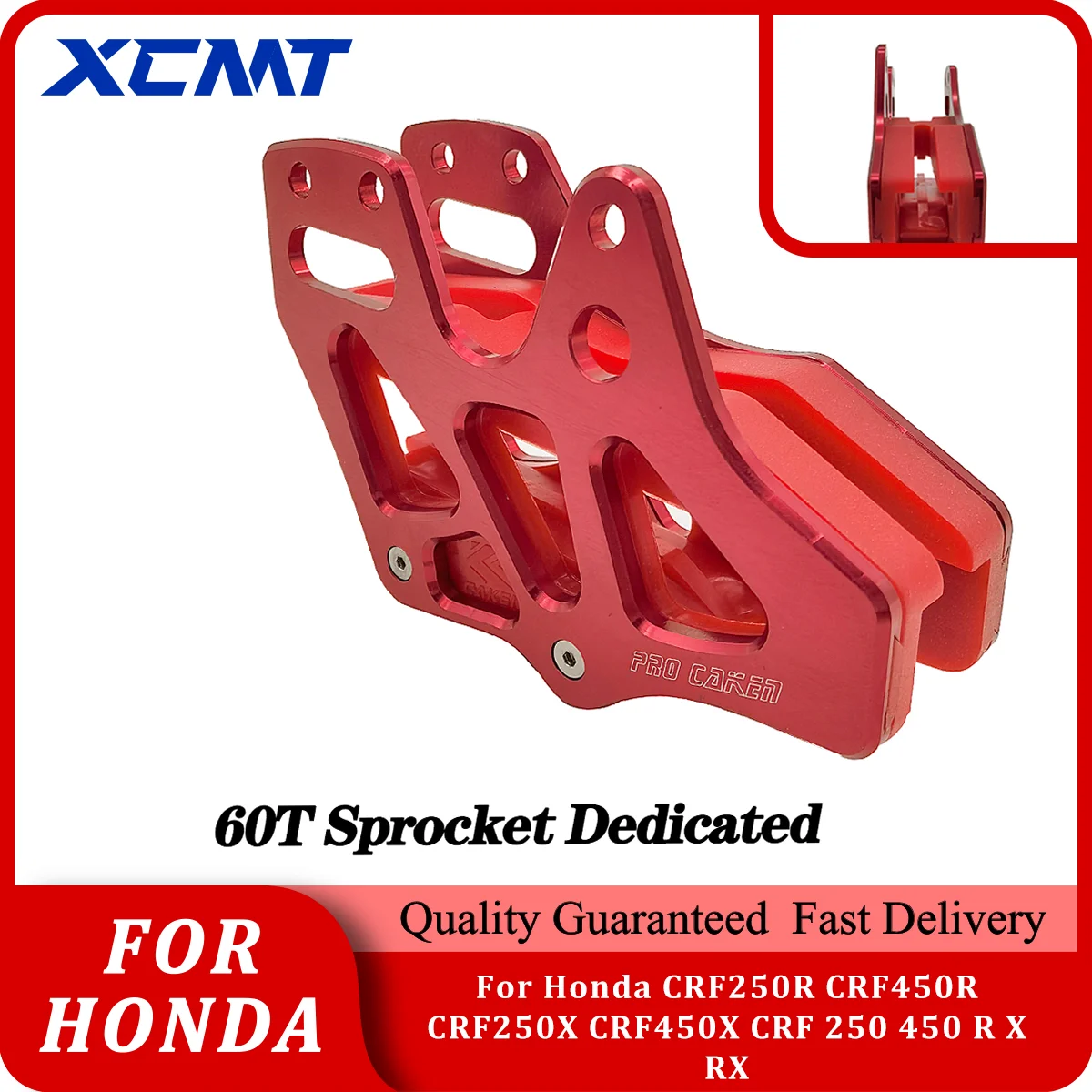 

Motocross 60T Sprocket Dedicated Chain Guide Guard Protection For Honda CRF250R CRF450R CRF250X CRF450X CRF 250 450 R X RX