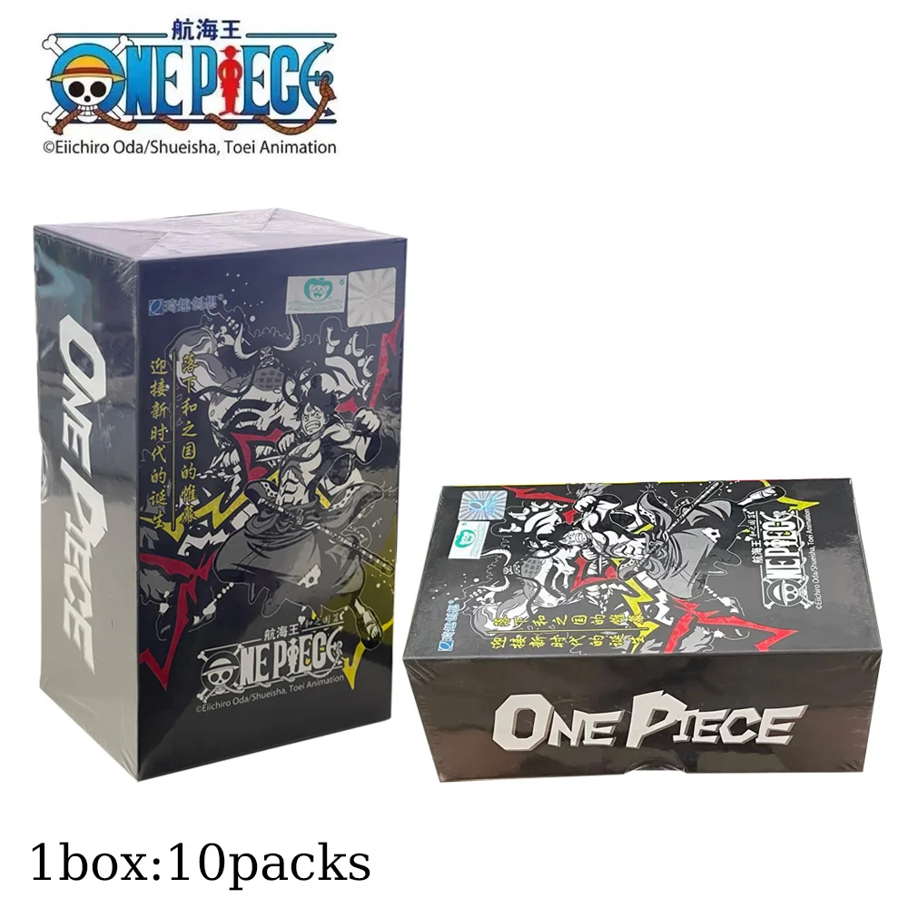 One Piece Sammelkarten-Box, Seltene Booster-Packungen, Anime Luffy Zoro Nami Chopper TCG-Spiel, Sammelkarten, Kindergeburtstagsgeschenk