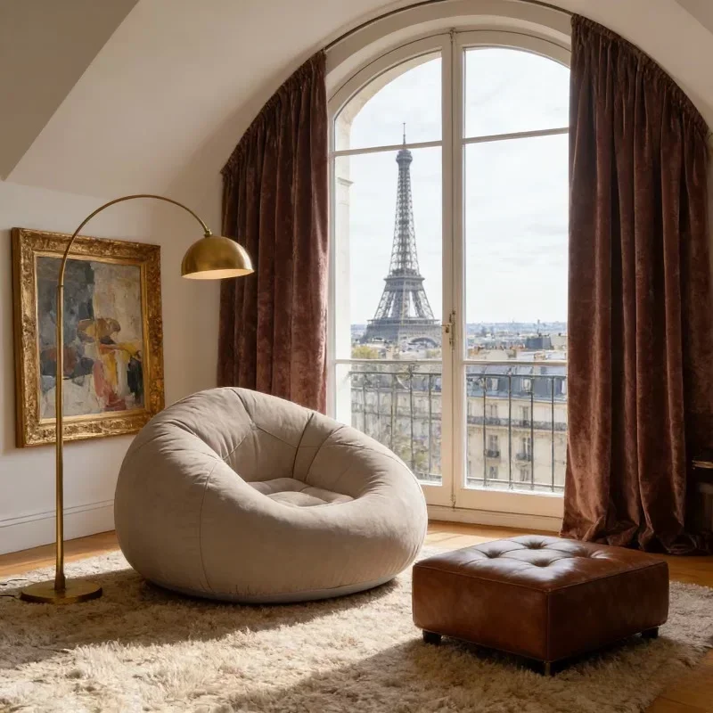 1-個の-pvc-インフレータブル怠惰な椅子ポータブル折りたたみ式一人用人間工学に基づいたインフレータブルソファ屋内および屋外での使用に適しています