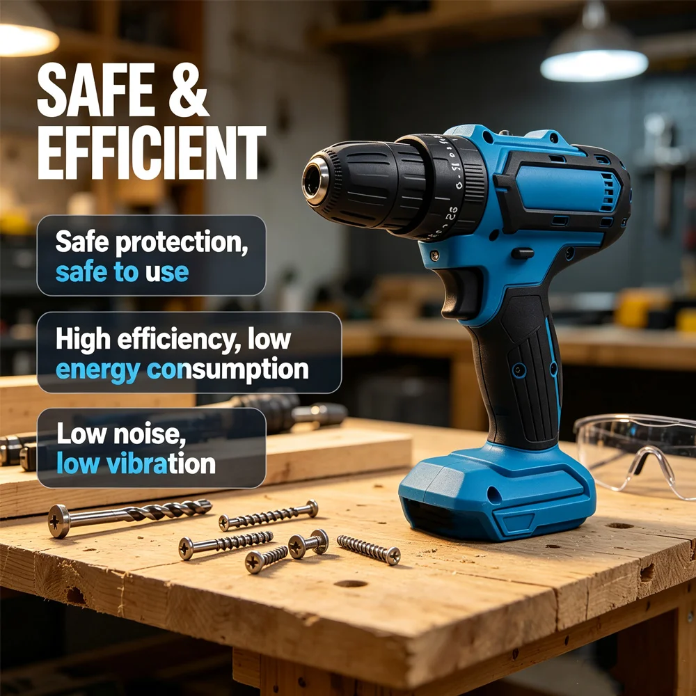 Functional Electric Screwdriver Tools Set for Household Cordless