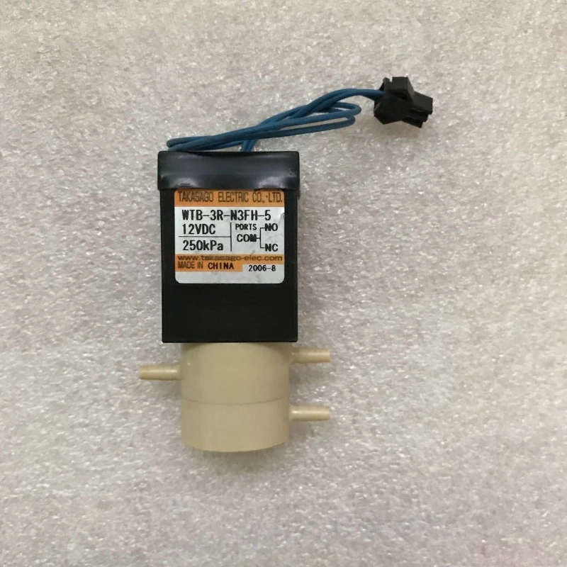 

High sand miniature DC three-way solenoid valve WTB-3R-N3FH-5 12VDC 250KPa