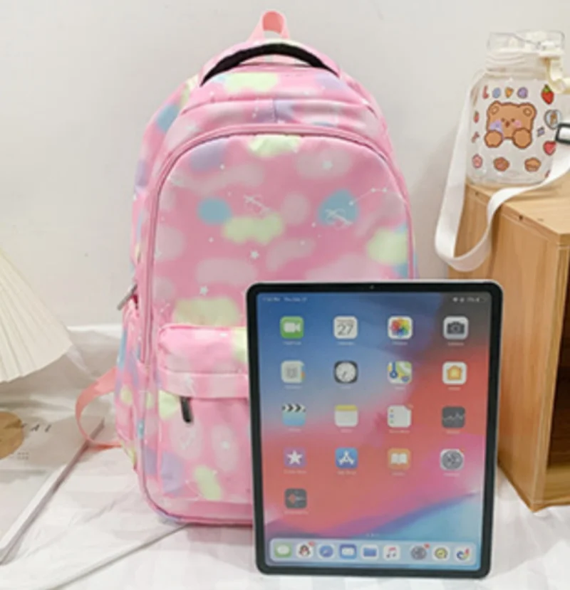 Sac à dos d'école primaire avec nom brodé pour enfants, sac à dos extérieur de grande capacité, sacs de voyage personnalisés pour étudiants, nouveau