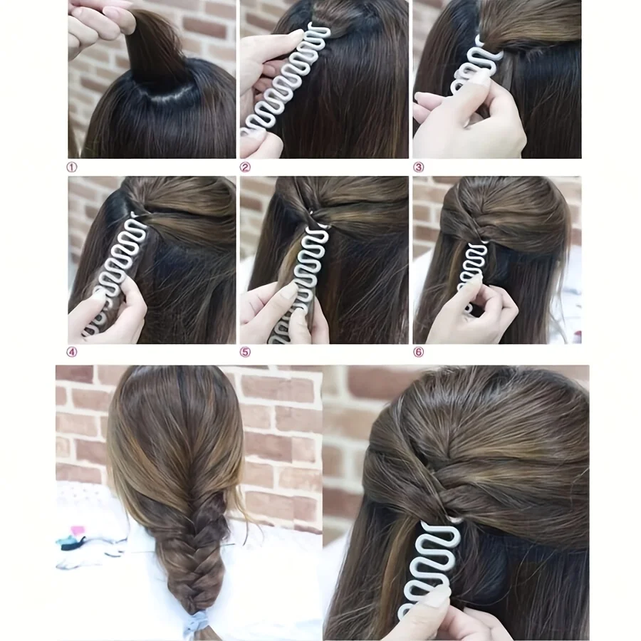 A Simple Hair Braiding Tool and A Kit for Making Accessories—perfect for Girls To Create Beautiful Hairstyles
