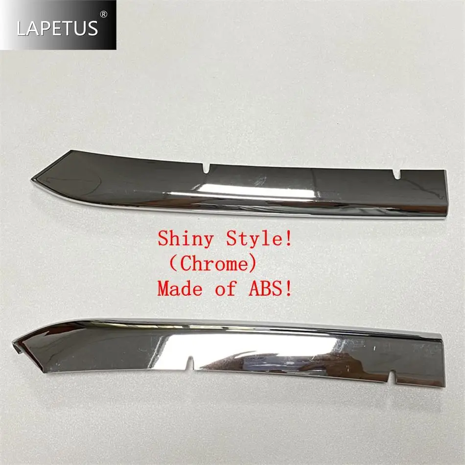 Front Head Bottom Bumper Grille Grill Strip Decor Panel Cover Trim For Mazda CX-3 CX3 2016 - 2021 Red / Chrome Car Accessories