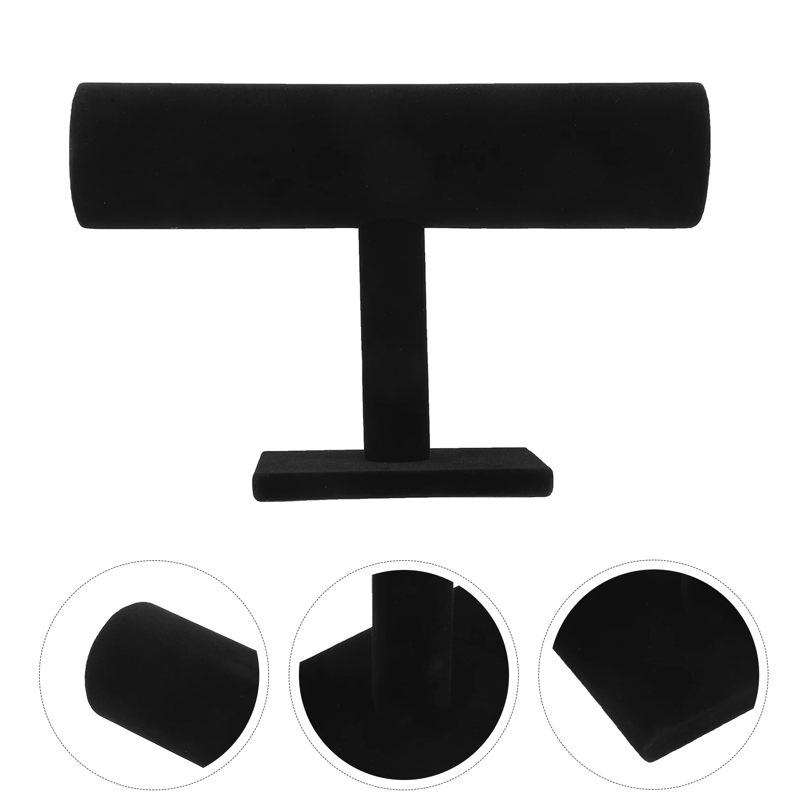 

Jewelry Display Stand Bracelet Holder Organizer Velvet Material Easy Assemble Disassemble Space Saving Home Decor
