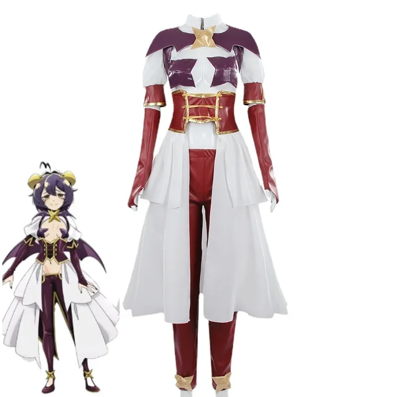 Mahou Shoujo Ni Akogarete Hiiragi Utena Cosplay Costume Combat Suit Leather Pants Magia Baiser Uniform Headwear Horns Wig Set