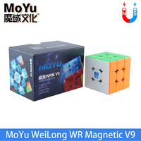 MoYu WeiLong WRM V9 Ball Core UV 3x3 Magic Speed Cube Professional MoYu WeiLong WR M V9 Maglev 3x3x3 Cubo Magico Puzzle Toys