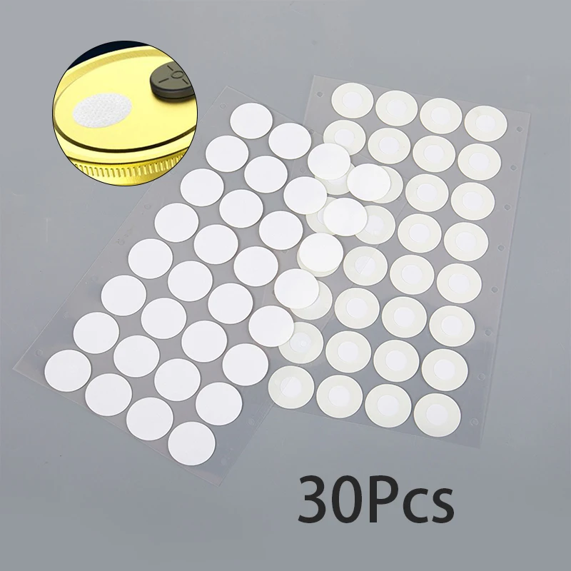 32pcs/sheet Synthetic Filter Paper Stickers 20mm Filter Disc Mushroom Applied Under Wide Mouth Jar Lid for Mushroom Cultivation