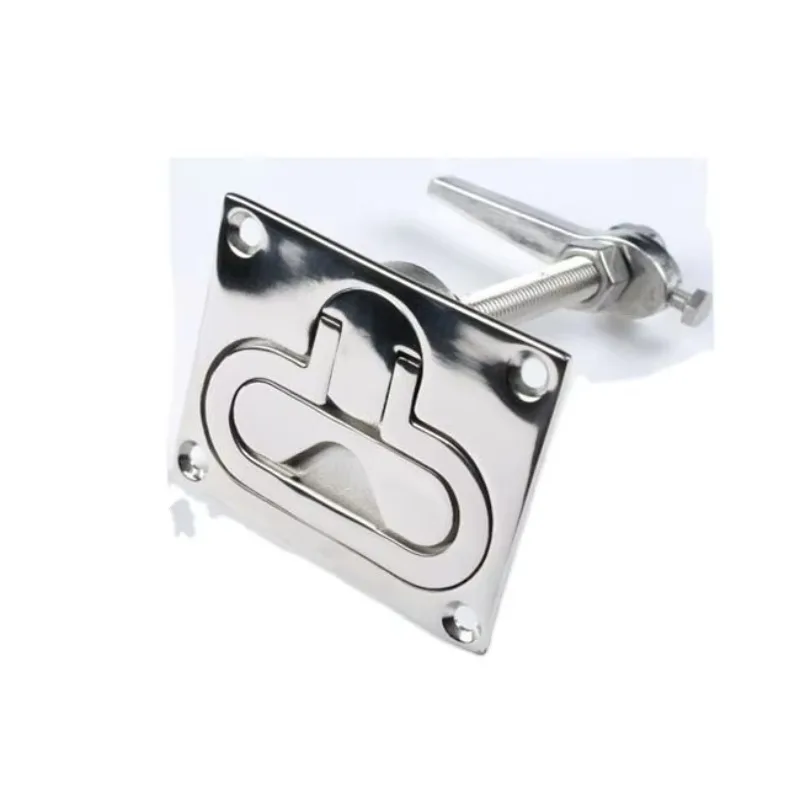 Hinge Marine Grade Stainless Steel Flush Hatch Latch Turning Lock Lift Handle,boat Accessories Marine Hardware